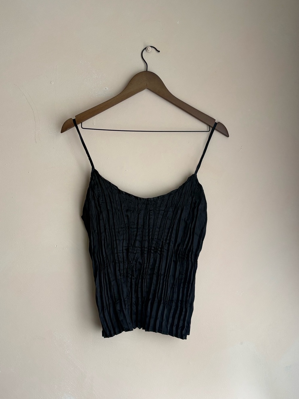 Nygard Crinkle Satin Tank